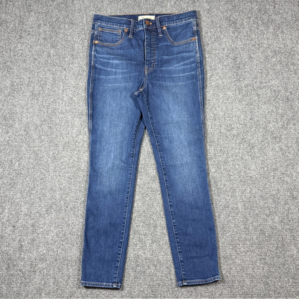 Madewell 10” High Rise Skinny Crop Jeans Size 28